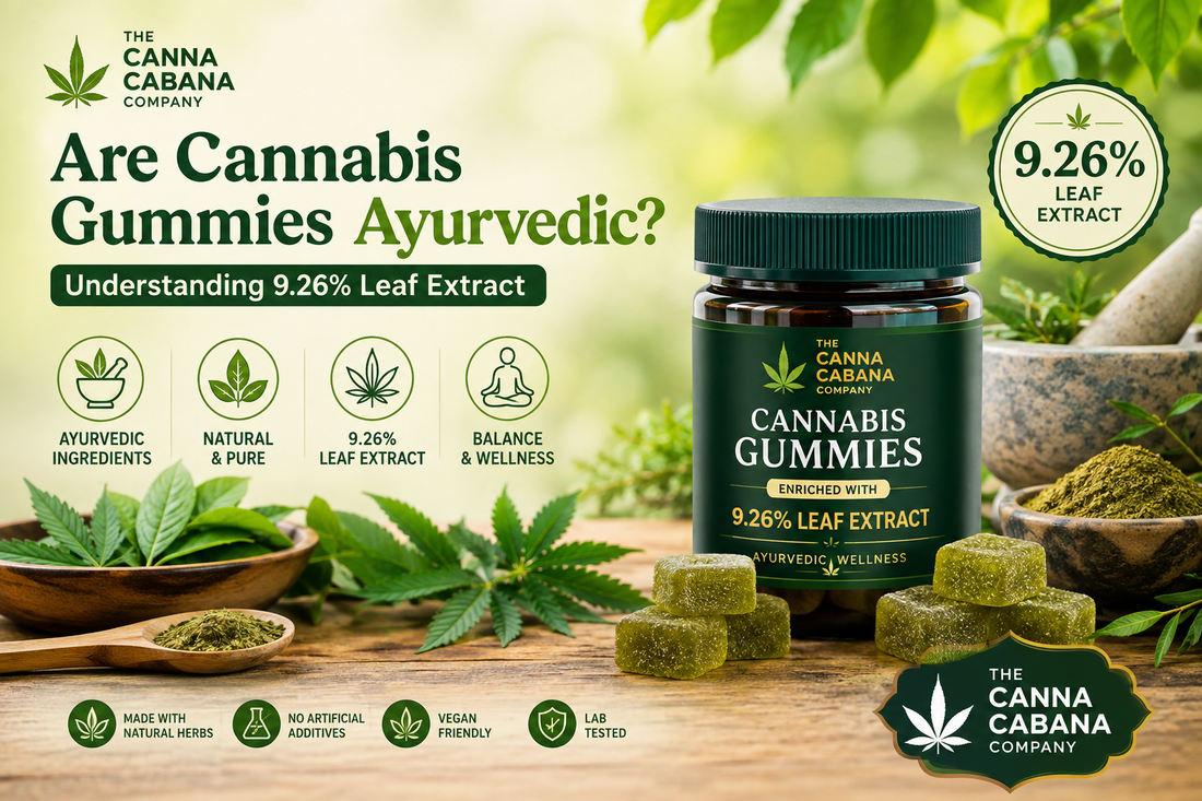 Are Cannabis Gummies Ayurvedic? Understanding 9.26% Leaf Extract