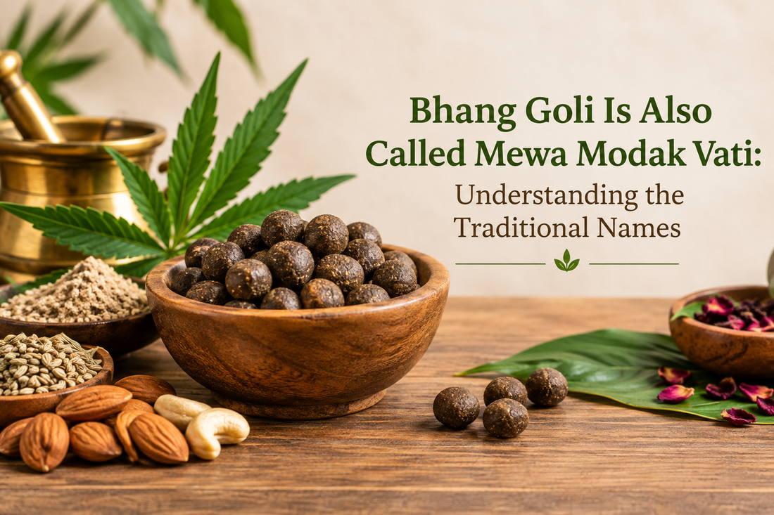 Bhang Goli Is Also Called Mewa Modak Vati: Understanding the Traditional Names