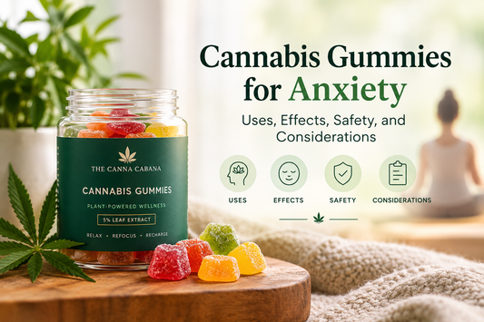 Cannabis Gummies for Anxiety: Uses, Effects, Safety, and Considerations