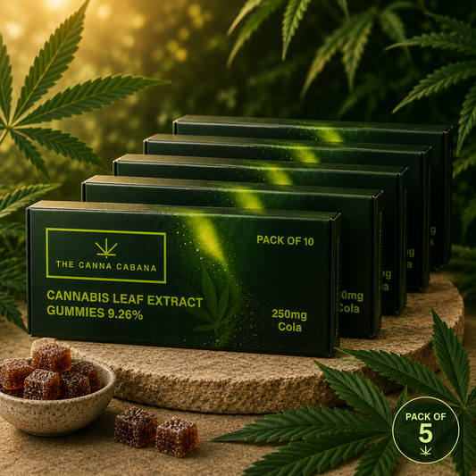 Cannabis Leaf Extract Gummies 9.26% (Pack of 5)
